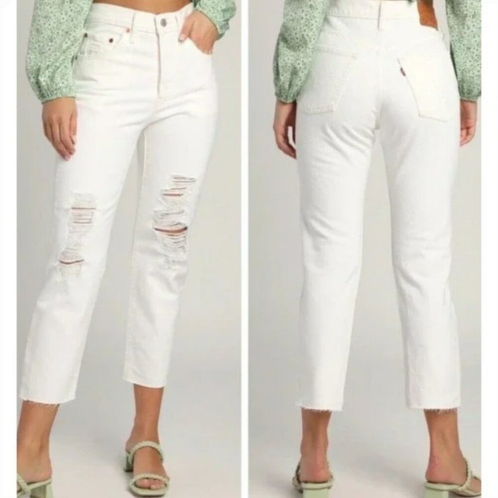 NWT Levi’s 501 Cropped Hi-Rise Jeans Size 28x26